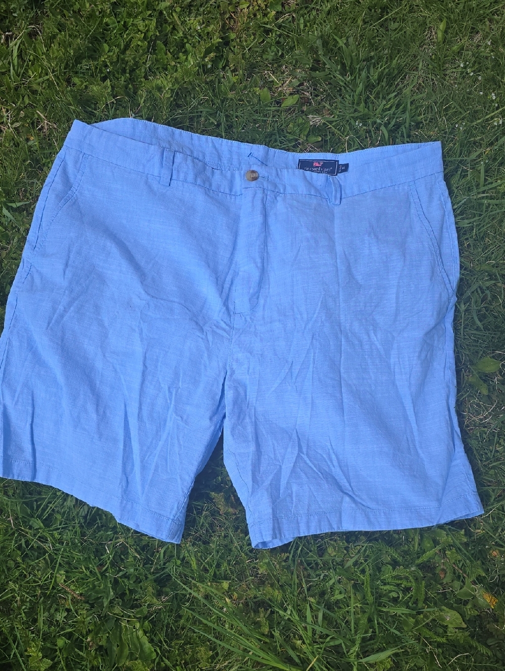 Mens Vineyard Vines Pale Blue Dress Shorts XXL Sz 44 Preppy 9" Inseam